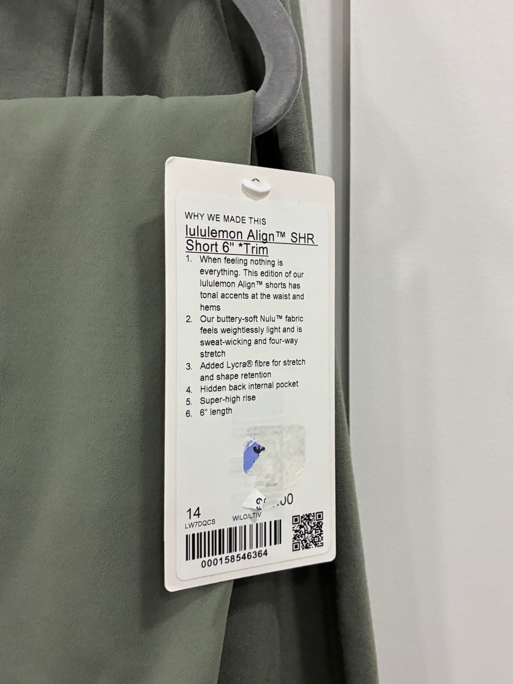 Lululemon 3-Piece Willow Green Align Set + BeCalm Shrug NWT - Picture 2 of 8